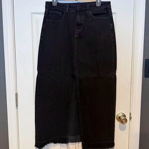 BDG Black Denim Skirt